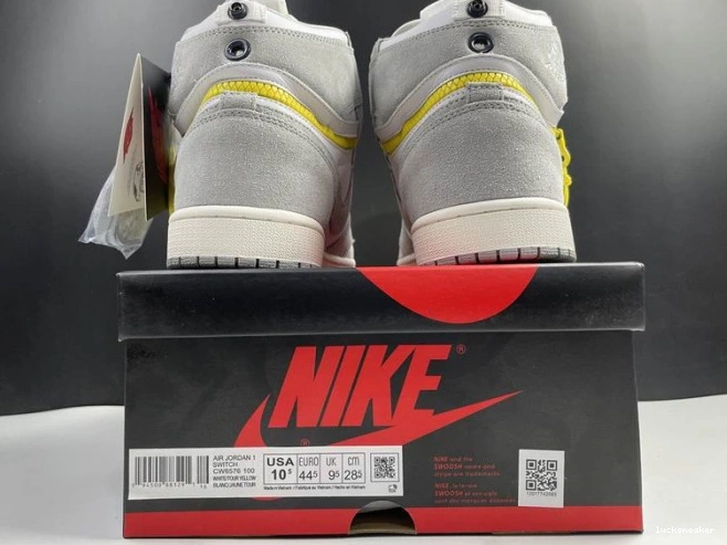 Rep LUCY High CW6576-100 1 Air Jordan Light Smoke Switch 0731